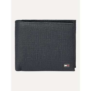 Imagem de Carteira Tommy Hilfiger Masculina The Flag Mini CC Azul Marinho-Masculino