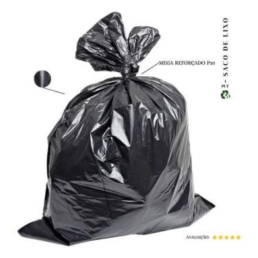 Imagem de Saco De Lixo 100 Litros Mega Reforçado- P10 - 20 Unidades - Higipack