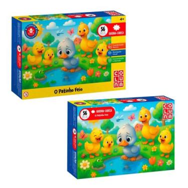 Imagem de Jogo Quebra Cabeça 56 Peças O Patinho Feio Pais e Filhos - 793979