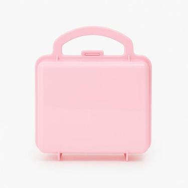 Imagem de Kit 20 Maletinha Acrilica Lembrancinha Maleta - Deluma, Rosa Bebê