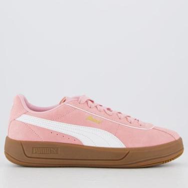 Imagem de Tênis Puma Club Klassika SD Feminino, Rosa, Prata, 36
