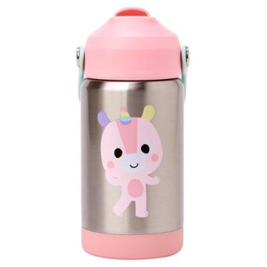 Imagem de Copo Termico Unicornio 360ml Camada Dupla com Alça - Buba