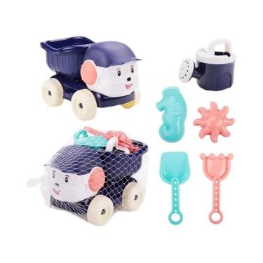 Imagem de Conjunto De Brinquedos De Praia Para Crianças: Roda De Areia, Balde, P