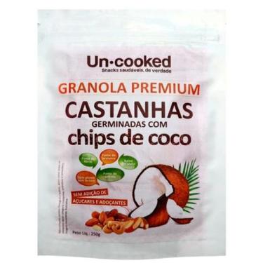 Imagem de Granola de Castanhas Chips de Coco Sem Açúcar Uncooked 250g