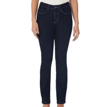 Imagem de Calça Jeans Reta Malwee 1000125706 Feminina Cintura Média Stretch T. 3