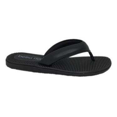 Imagem de Chinelo Moda Confortável Macio Beira Rio, Preto, 38