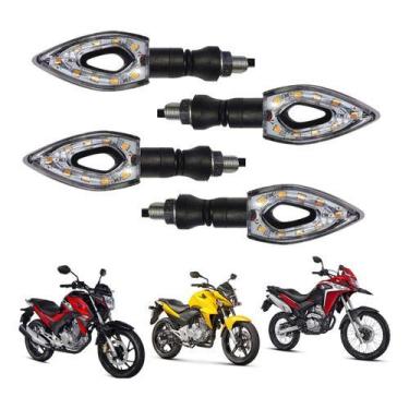 Imagem de Kit 4 Pisca Seta Led Xre Cb Twister 300 250 - Stallion