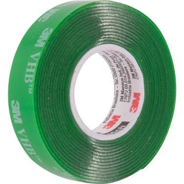 Imagem de Fita Dupla Face para Fixação Permanente Fixa Forte Transparente 12mm X 2m para Quadros...