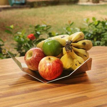 Imagem de Fruteira Triangulo 22x22 Cm em 100% Inox - Modelo EX3 - Maxx Diamond