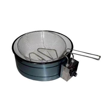 Imagem de Fritadeira Elétrica com Óleo Stevan Metal FTCS-3E-220-STM Inox 3L 1600