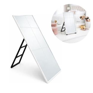 Imagem de Espelho De Mesa ou Parede Retangular para Maquiagem Branco - Fx