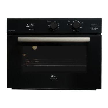 Imagem de Forno a Gás de Embutir Fischer Infinity 50L com Grill Preto, 220V