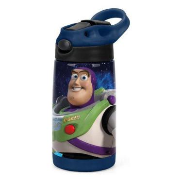 Imagem de Garrafa Infantil Pixar Disney Toy Story Aço Inox 500ml - Luxcel, Azul