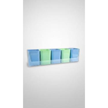 Imagem de Organizador 5 Porta Objetos com Adesivos Coloridos - Congratulations S