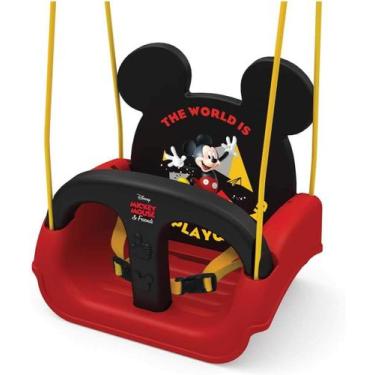 Imagem de Balanço Mickey Minnie Disney Infantil Com Encosto Regulável - Xalingo