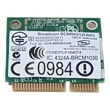 Imagem de Placa Wifi Bcm94312hmg Dell E4500 1564 Hp Mini 311 Dv4 2116 - Broadcom