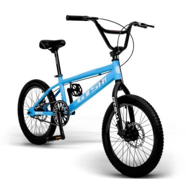 Imagem de Bicicleta GTS Aro 20 Freio a Disco Aluminio GTS M1 SKX BMX - GTSM1, Az