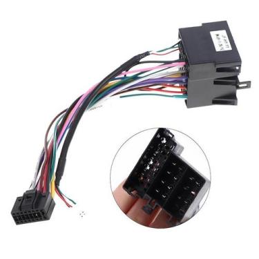 Imagem de Cabo De Alimentação Para Rádio De Carro 16P Com Navegação GPS Android 