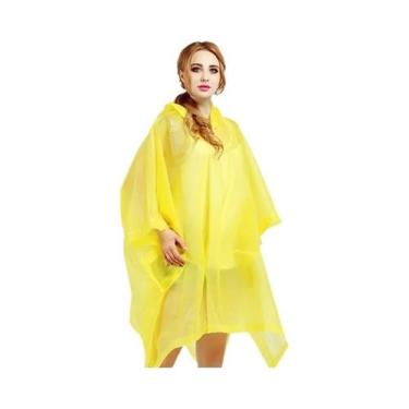 Imagem de Ponchos De Chuva Unissex Para Adultos Com Capuz Para Caminhadas, Campi