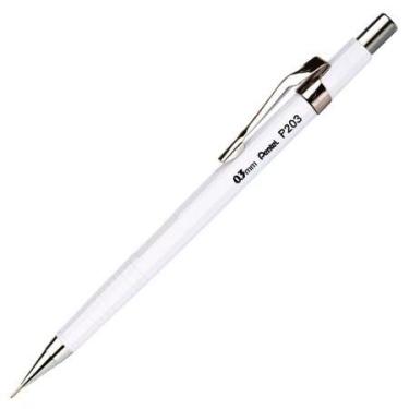 Imagem de Lapiseira 0.3mm P203 - branca - Pentel