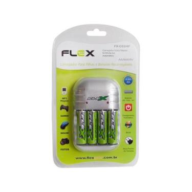 Imagem de Carregador De Pilhas Aa/Aaa/9v Fxc03-4p Flex