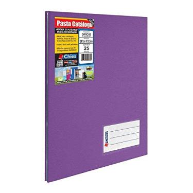 Imagem de Pasta Catálogo Ofício com 25 Envelopes Violeta 247x325mm 1 UN Chies