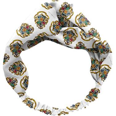 Imagem de Spoontiques - Tiara – Faixas de cabelo de tecido estampado – Faixa de cabelo com nós para uso diário – Harry Potter Crest, tamanho único (20304)