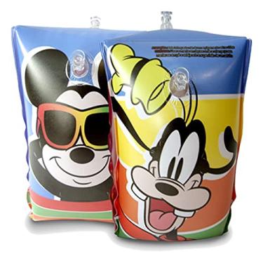 Imagem de Boia De Braço Infantil Inflável 18cm Mickey Disney Etitoys