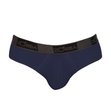 Imagem de Cueca Zorba Slip Plus 716  Azul Marinho