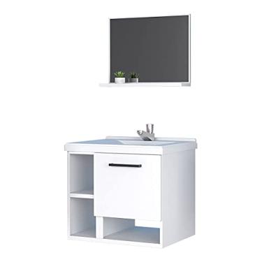 Imagem de Conjunto para Banheiro em Aço Lichia - Cozimax (Branco)