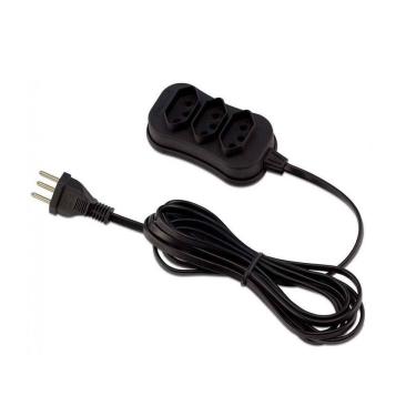 Imagem de Extensão 3 Tomadas 3metros 10A Tripolar 0180200253 Force Line