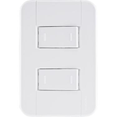 Imagem de Conjunto 4x2 com 2 Interruptores Paralelos 10A 250V