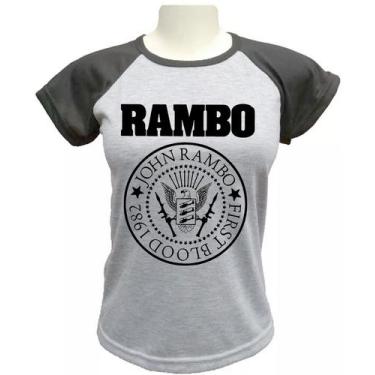 Imagem de Camiseta Babylook John Rambo First Blood 1982 - Alternativo Basico