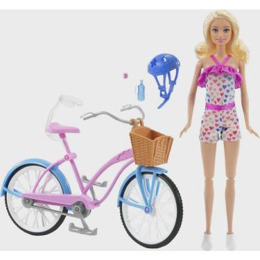 Imagem de Boneca Barbie com Bicicleta - Passeio de Bicicleta - Mattel