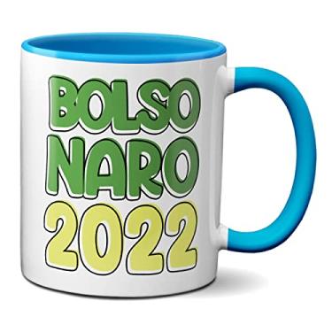 Imagem de Caneca Presente Crativo Presidente Bolsonaro 2022 (Azul)