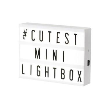 Imagem de Luminária Mini Lightbox Led 15cm - Alua Festas