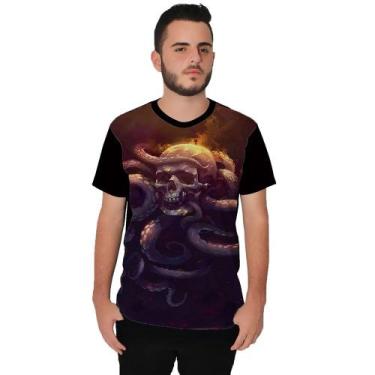 Imagem de Camiseta Ramavi Octopus Skull Preto