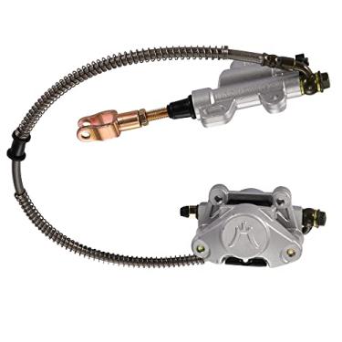 Imagem de Conjunto de freio de disco traseiro da GOOFIT pinça de cilindro mestre para 150 cc 200 cc 250 cc chinês Taotao ATV Quad