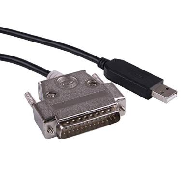 Imagem de Cabo conversor adaptador serial USB para DB25 RS232 modem nulo para Sharp X68K X68000 PC cabo de programação de comunicação