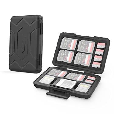 Imagem de SMALLRIG Capa com suporte para cartão de memória, 15 compartimentos, resistente à água para cartão SD, cartão micro SD, cartão CFexpress tipo A/tipo B, cartão XQD - 3192