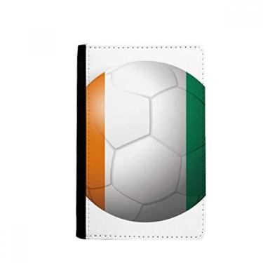 Imagem de Coate d'Ivoire Bandeira Nacional Futebol Porta-passaporte Notecase Burse Carteira Capa Cartão Bolsa, Multicolor