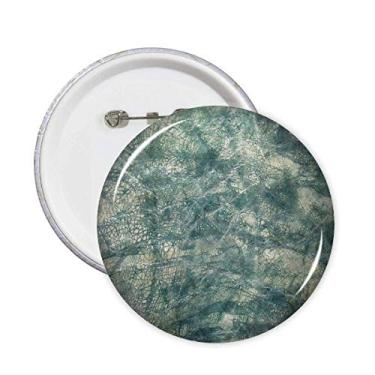 Imagem de Emblema de couro azul escuro com textura de pele e broches para decoração 5 peças