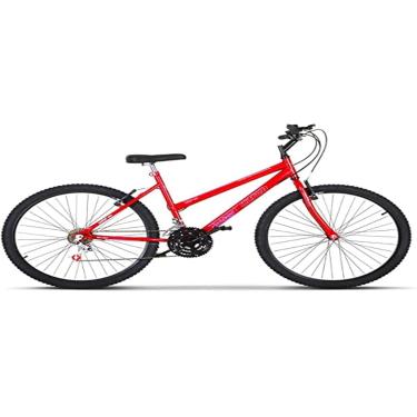 Imagem de Bicicleta de Passeio Ultra Bikes Esporte Aro 26 Reforçada Freio V-Brake – 18 Marchas Vermelho