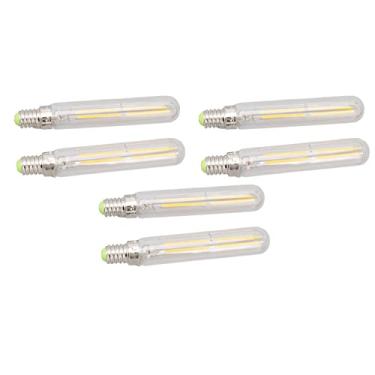 Imagem de Lâmpada Tubular LED, 220‑240 V 2300 K E14 Conjunto de Lâmpadas Tubulares de Vidro 4 W para Escritório (Transparente)