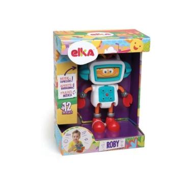 Imagem de Novo Brinquedo Infantil Roby Robo de Atividades Elka 671