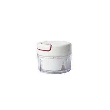 Imagem de MINI MULTIPROCESSADOR DE ALIMENTOS MANUAL EM PLÁSTICO COM 2 LÂMINAS 7X9CM