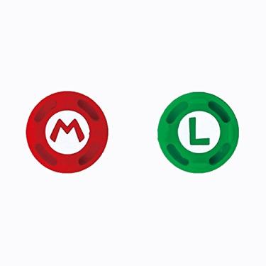 Imagem de Perfect PCA: 2 Tampa de Silicone Analógico para Polegares para Nintendo Switch NS Joy Con (#2 Verde + Vermelho)