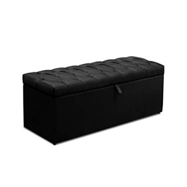 Imagem de Calcadeira Bau Cama Box Queen 160cm - Italia Preto
