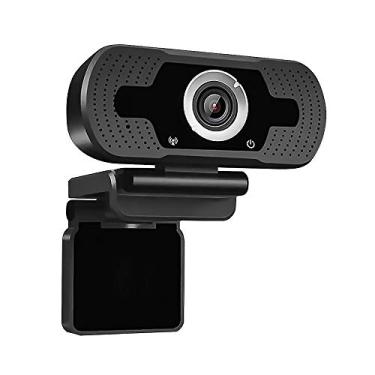 Imagem de Webcam Full HD 1080p com microfone，Webcam Angulo Amplo USB para Laptops e Desktop