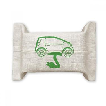 Imagem de Capa de papel para lenços faciais da Plug Line Energy para veículos que protegem o meio ambiente saco de linho de algodão